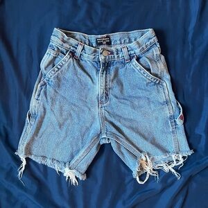 Distressed POLO Denim Carpenter Shorts